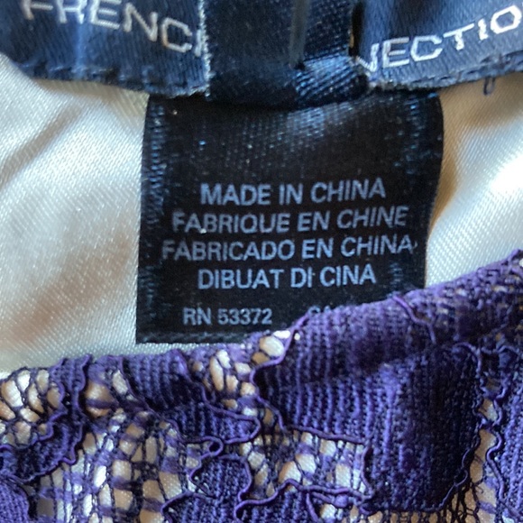 French Connection Navy Blue Lace Dress - Picture 10 of 15